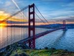 Golden Gate Bridge at Sunrise