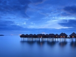 Huts on the Sea