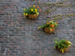 Brick Flower Pots