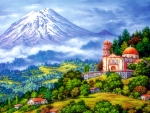 Landscape with Volcano