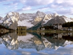Misurina Lake in the Italian Alps