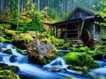 Old water mill, Gollinger Waterfall, Austria