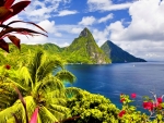 MOUNTAIN PEAKS from CARIBBEAN ISLAND