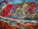 Rainbow Mountain in China