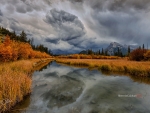 Dark Clouds Reflection