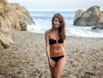 Bikini Model on Malibu Beach