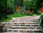 Garden Rock Stairs