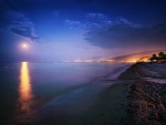 Night Moon Beach