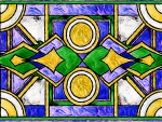 deco stained glass
