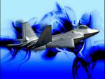F22 RAPTOR  "IN BLUE"