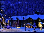 Christmastime at Hotel in Canada