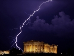 Lightning in Greece
