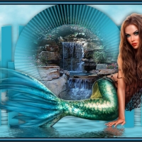 WATERFALL MERMAID
