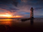 Lighthouse at Sunset