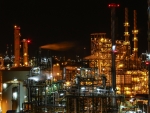 Chemical Plant at Night