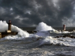 Lighthouse in Storm