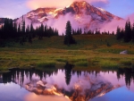 Mountain Reflection in the Lake