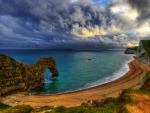 Durdle Door, Dorset, England.