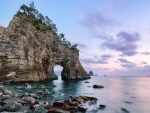 Rocky Ocean with Natural Arch