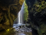 Hidden waterfall