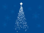 Blue Christmas Tree