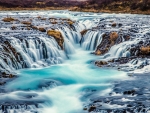 Bruarfoss Waterfall