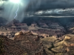 Grand Canyon Lightning