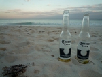 beer on the beach