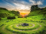 Fairy Glen on Isle of Skye, Scotland