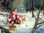 Santa in Forest