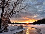 Winter Sunset