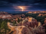 Lightning Storm over Bryce Canyon National Park