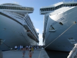 Costa Fortuna & Crown Princess docking