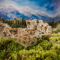 Ugears Combine Harvester Model