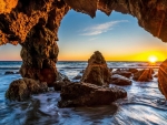 Sunset at El Matador State Beach, Malibu