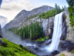 Waterfall in Yosemite National Park