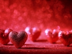 Red Sparkle Hearts
