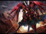crimson mecha