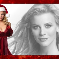 eva habermann - sexy red santa I