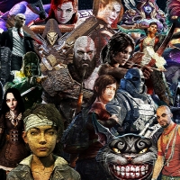Multiple Video Game Characters in one wallpaper