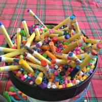 Colorful Wax Crayons