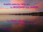 Bondad, Amor y Fidelidad de Dios