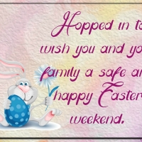 HAPPY EASTER WEEKEND
