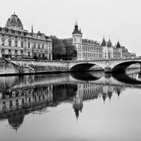 Black and white architecture