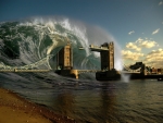 Wave Over London Bridge