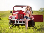 Cowgirl's Jeep . .