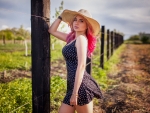 Fence Row Cowgirl . .