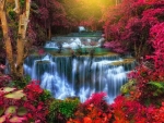 Exotic waterfall