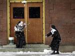 Nuns Get Into Snowball Fight