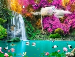 Waterfall in paradise